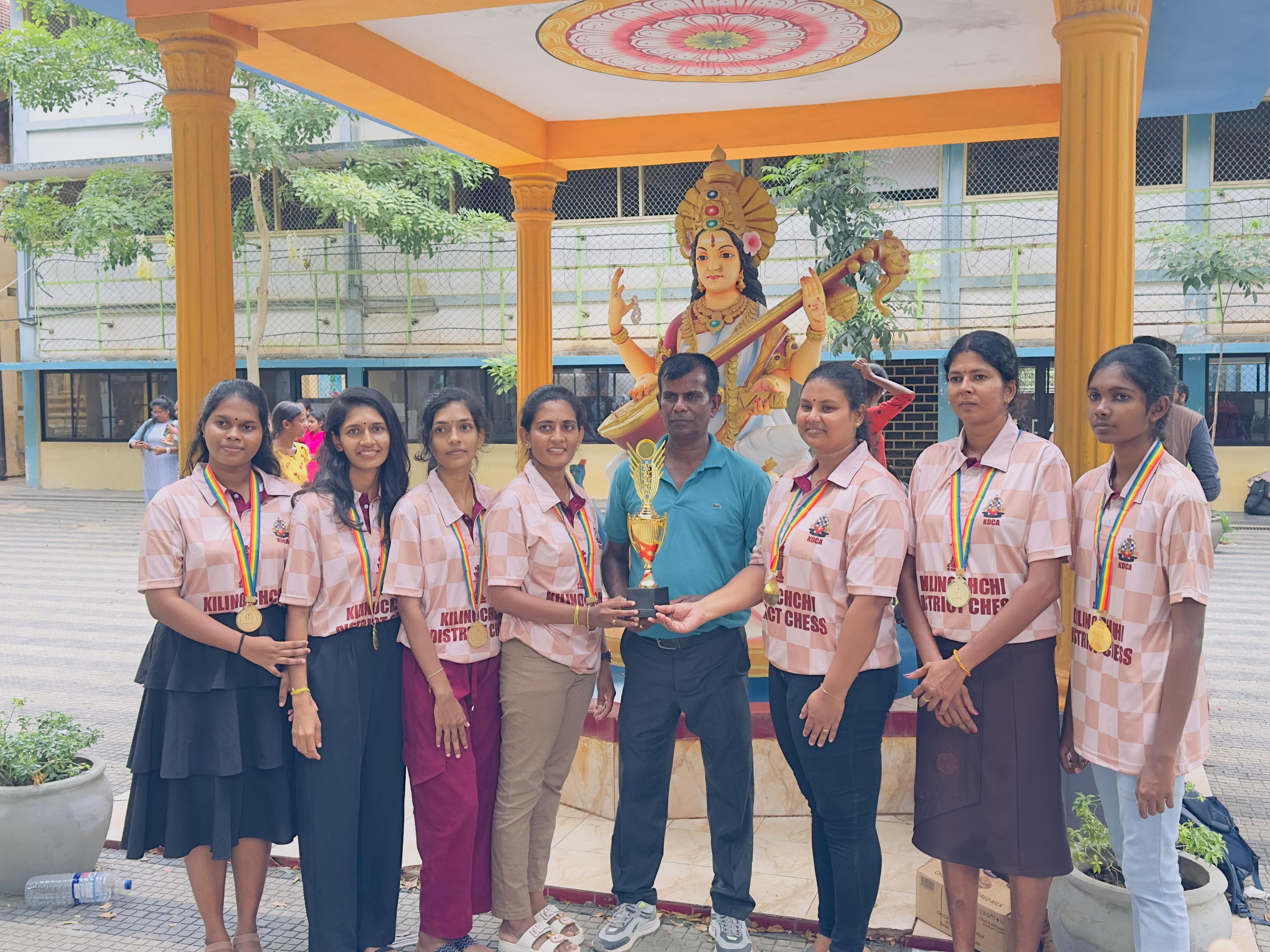 Northern Provincial Team Chess Tournament 2025 — Kilinochchi Girls Team Champions